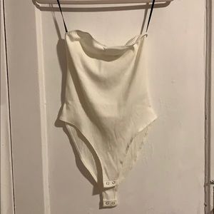 White tube bodysuit